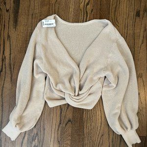 NWT -tan south moon under sweater